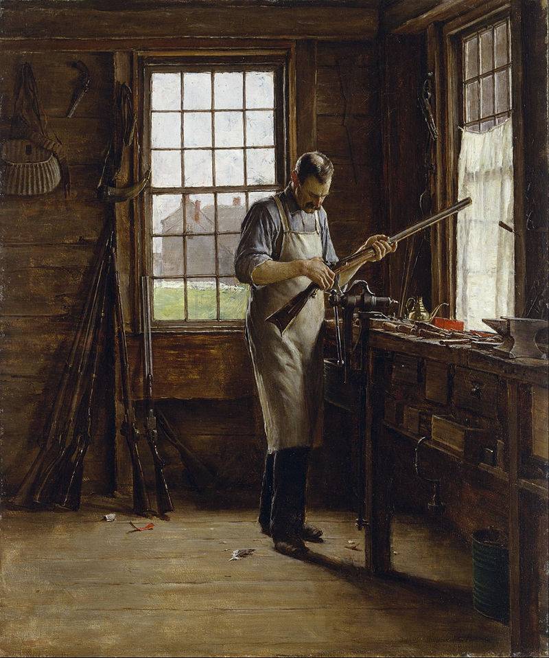 Edgar_Melville_Ward_-_The_Gunsmith_Shop_-_Google_Art_Project